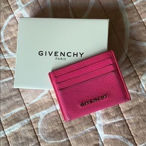 Givenchy Pandora Card Holder in Shocking Pink